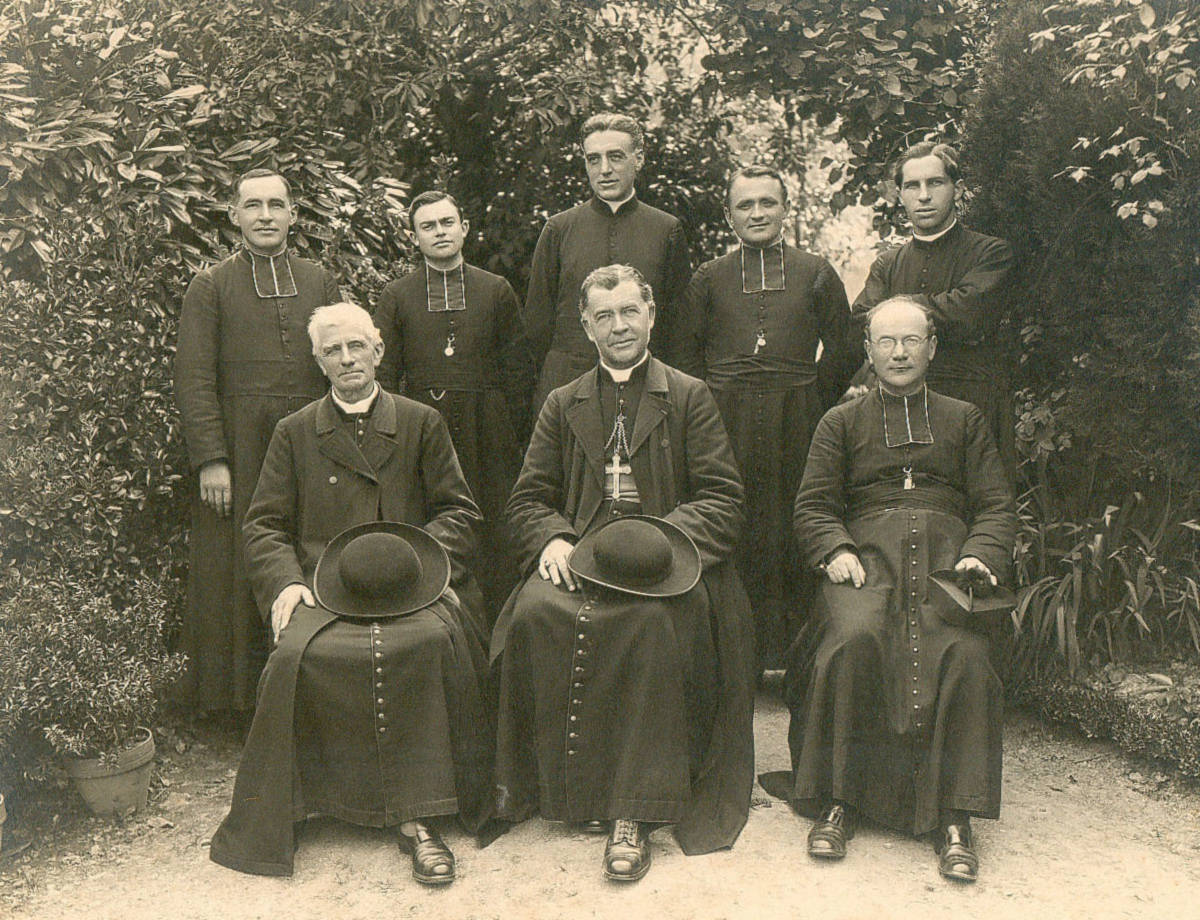 Groupe d'ecclésiastiques en 1925
