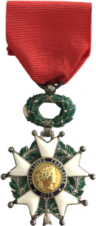 Légion d'Honneur<br>Chevalier le 4 novembre 1943<br>Officier le 21 juillet 1949